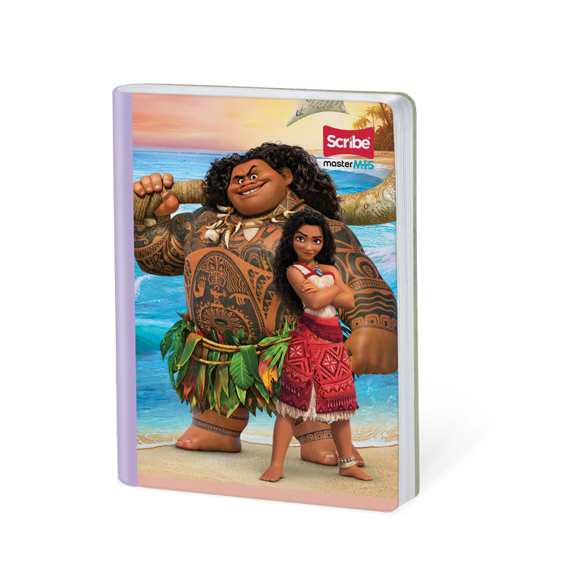 Cuaderno cosido 50h rayas Moana